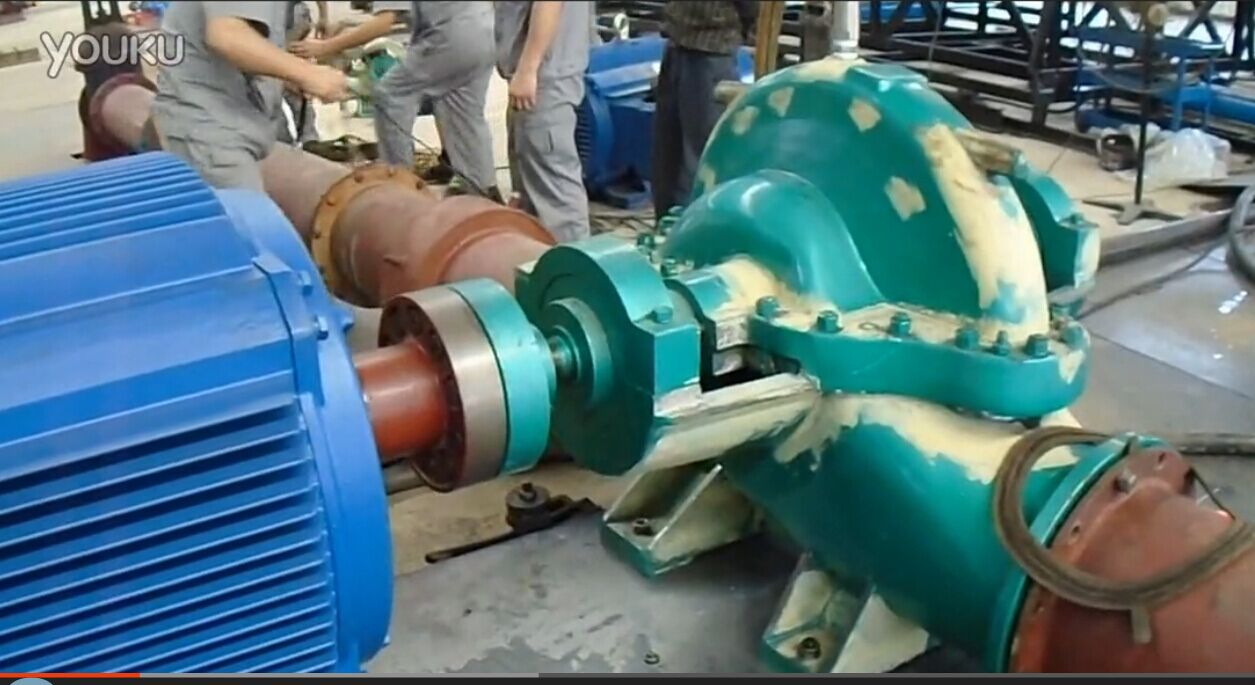 我司SXD型中開離心清水泵測(cè)試